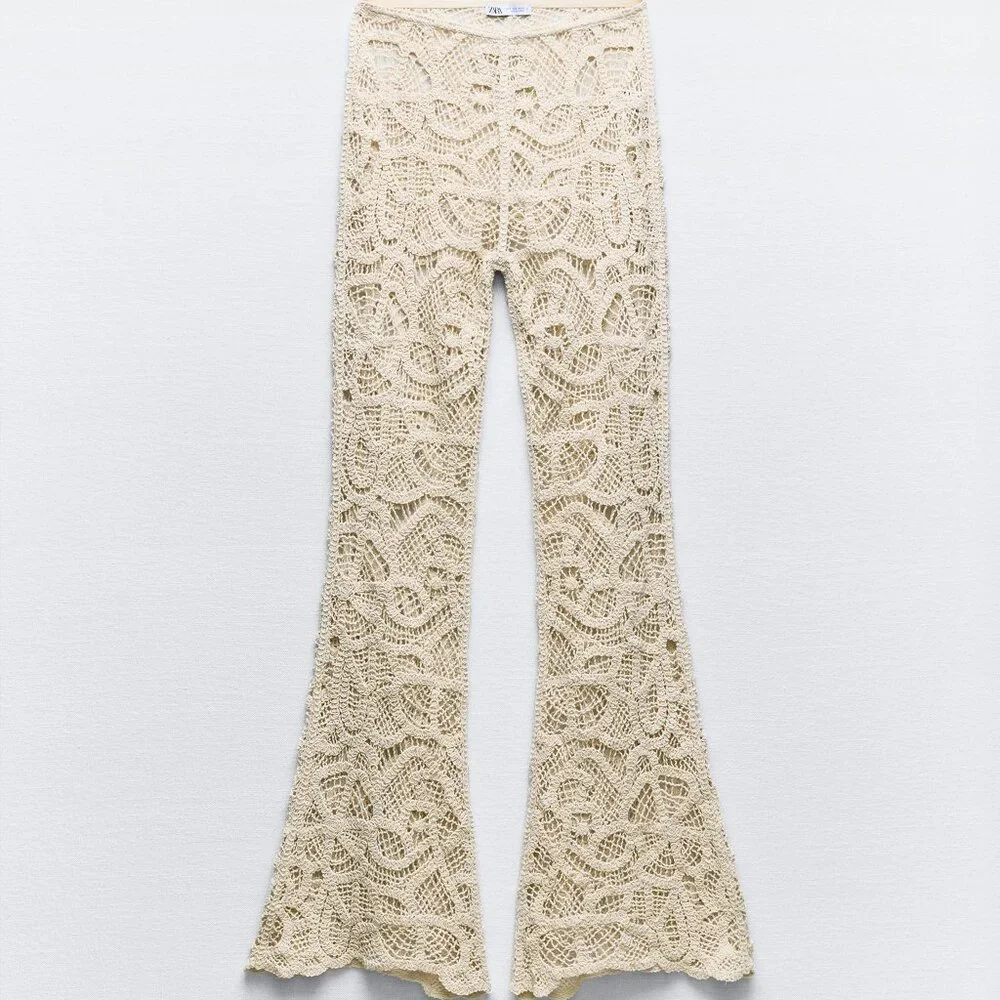 Zara Crochet Pants - Picture 3 of 3